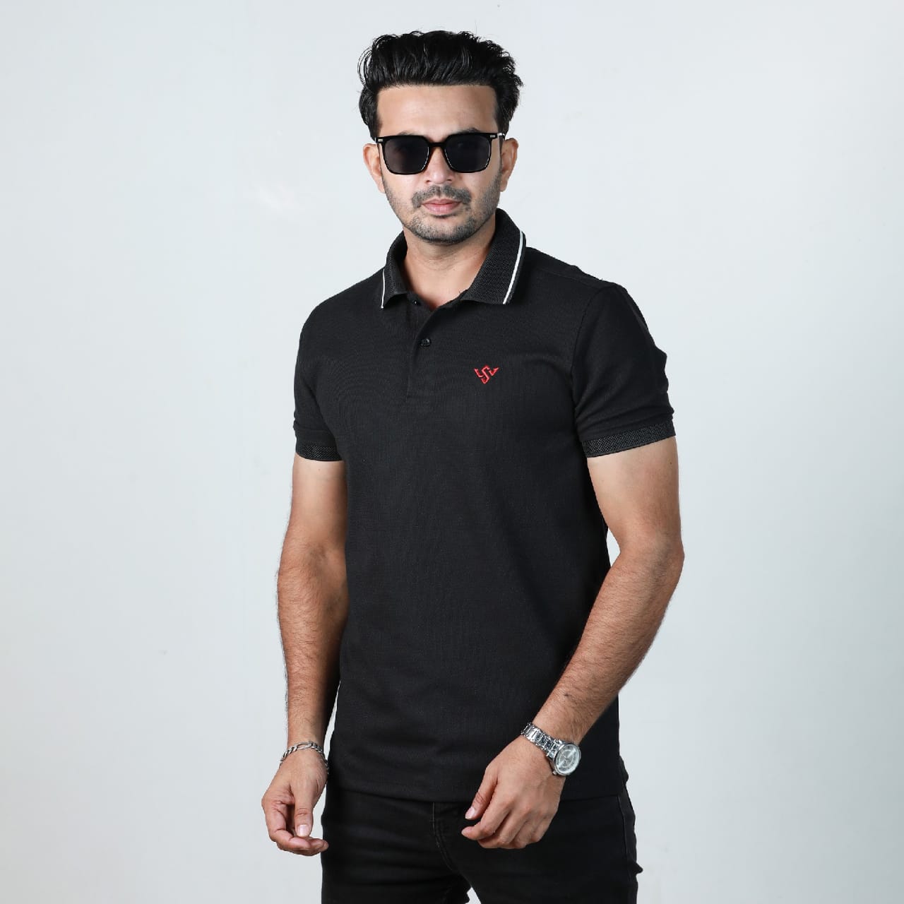 Premium Polo T-Shirt-Black