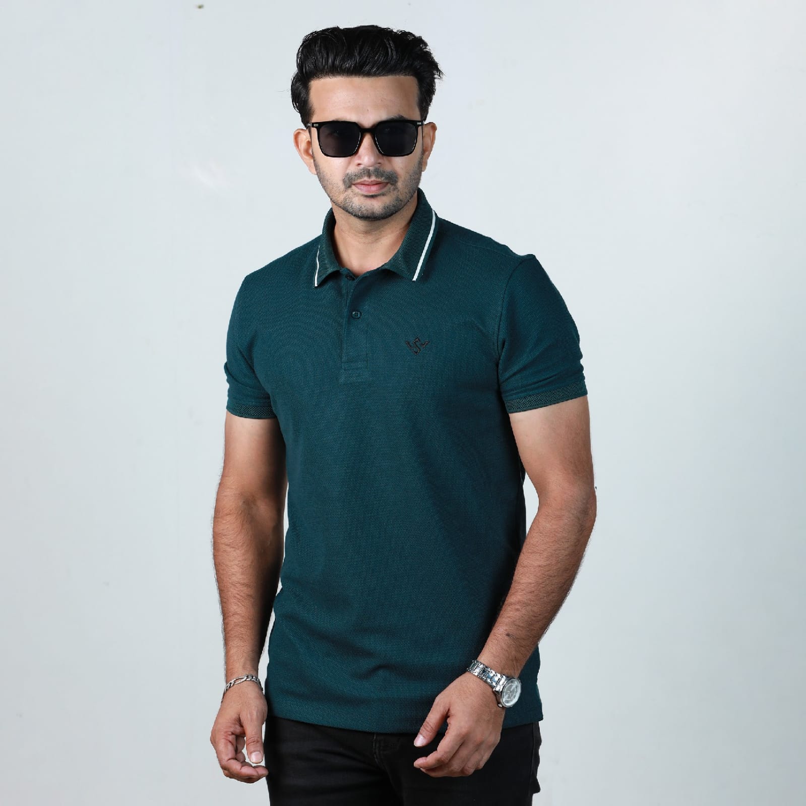 Premium Polo T-Shirt-Emerald